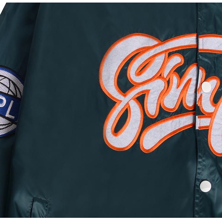 Baseball Jacket Men Letter Embroidery Patch Bomber Coats Autumn - Horizon Bliss