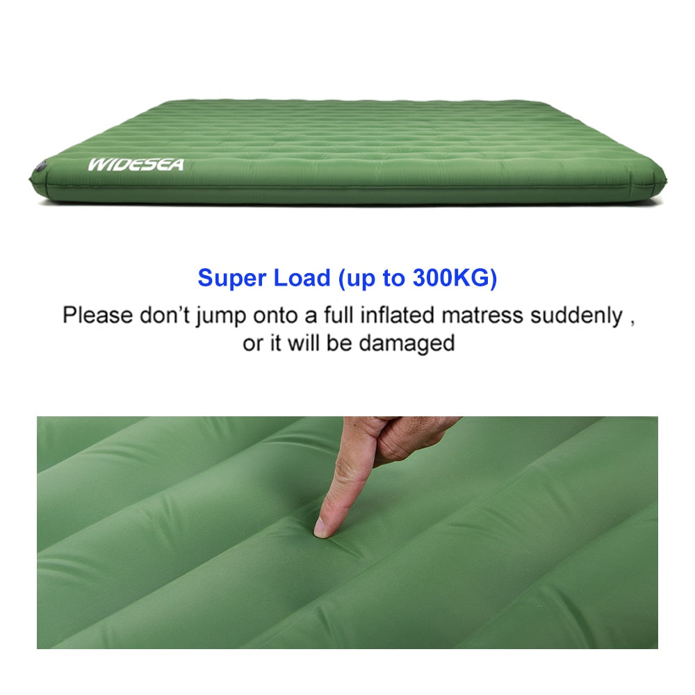 Camping Double Inflatable Mattress Outdoor Sleeping Pad Bed Ultralight - Horizon Bliss