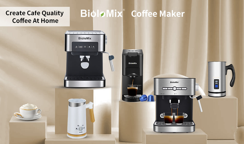 3 in 1 Espresso Coffee Machine 19Bar 1450W Multiple Capsule Coffee - Horizon Bliss