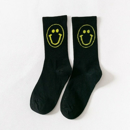 Trendy Smile Face Socks