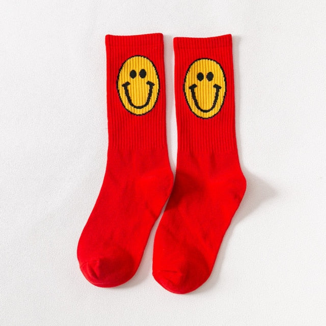 Trendy Smile Face Socks