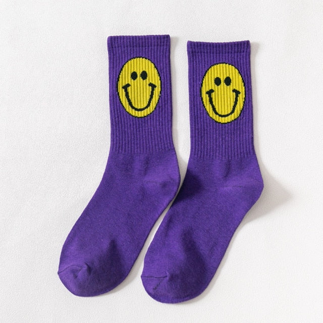 Trendy Smile Face Socks