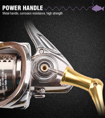 Spinning Fishing Reels 1000/2000/3000/4000/5000/6000HP-X  Gear Ratio - Horizon Bliss