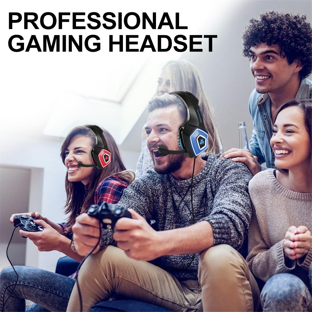 Dragon Stereo LED Gaming Headset with Microphone - Horizon Bliss