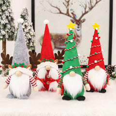 Christmas Nordic Style Santas Festival Decorative Props