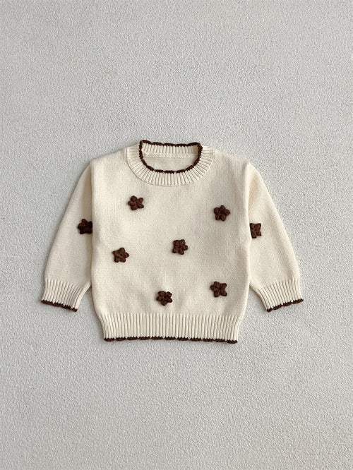 Autumn New Arrival Baby Kids Girls Comfortable Knitted Long Sleeves