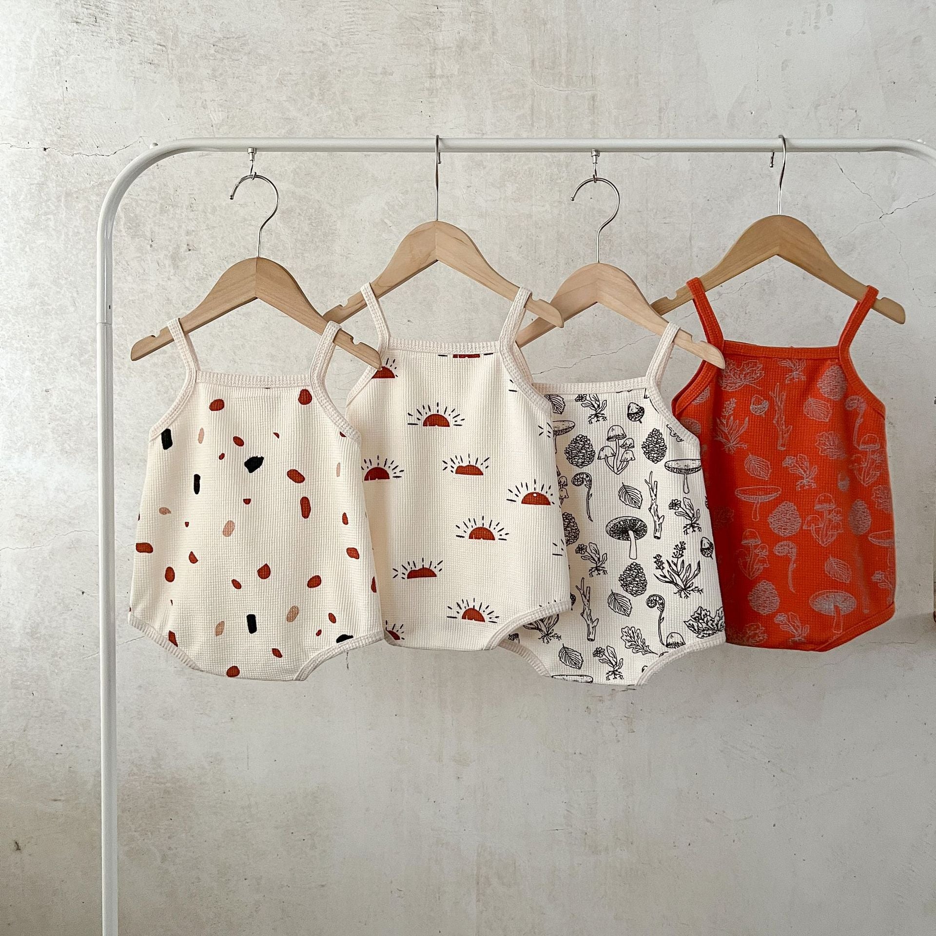 Baby Multi-Pattern Sling Soft Cotton Loose Casual Onesies