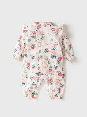 Autumn Baby Girl Chinese Style Home Clothes Romper