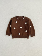 Autumn New Arrival Baby Kids Girls Comfortable Knitted Long Sleeves