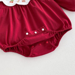 Autumn New Arrival Baby Girls Long Sleeves Rabbit and Cherry