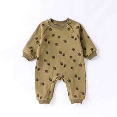 Autumn and Spring New Arrival Baby Unisex Simple Pattern Long Sleeves