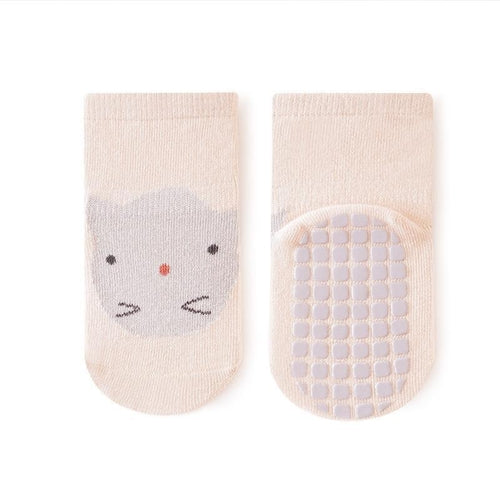 Comfy Cotton Cartoon Socks Non-Slip