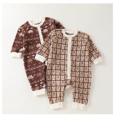 Autumn New Arrival Baby Kids Unisex Comfortable Animals and Geometric