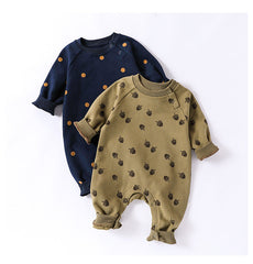 Autumn and Spring New Arrival Baby Unisex Simple Pattern Long Sleeves