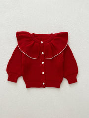 Autumn New Arrival Baby Kids Girls Comfortable Plain Knitted Long