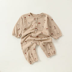 Autumn and Spring New Arrival Baby Unisex Cartoon Fruits Pattern Long