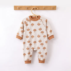 Autumn and Spring New Arrival Baby Unisex Animals Pattern Long Sleeves