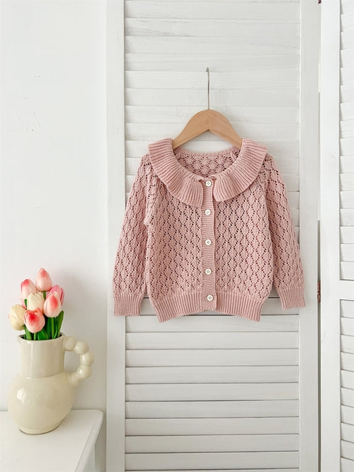 Autumn New Arrival Baby Kids Girls Comfortable Hollow-out Geometric