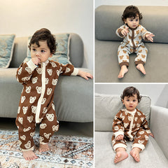 Autumn and Spring New Arrival Baby Unisex Teddy Bear Pattern Long