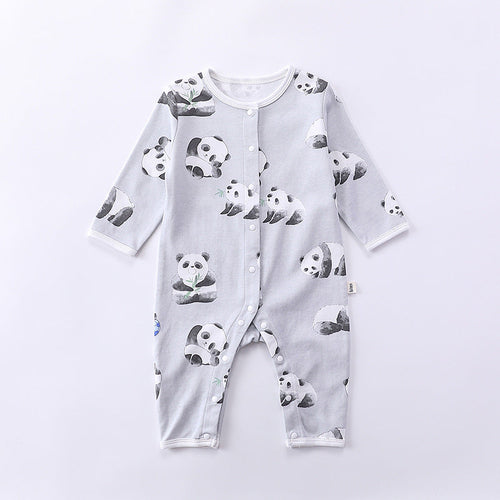 Cartoon Graphic Crewneck Comfy Rompers