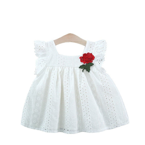 Summer Hot Selling Baby Kids Girls Hollow Out Flowers Pattern Fly