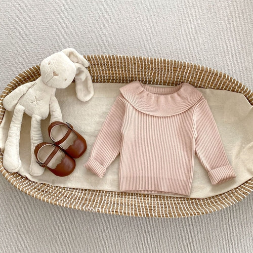 Autumn New Arrival Baby Kids Girls Comfortable Simple Solid Color