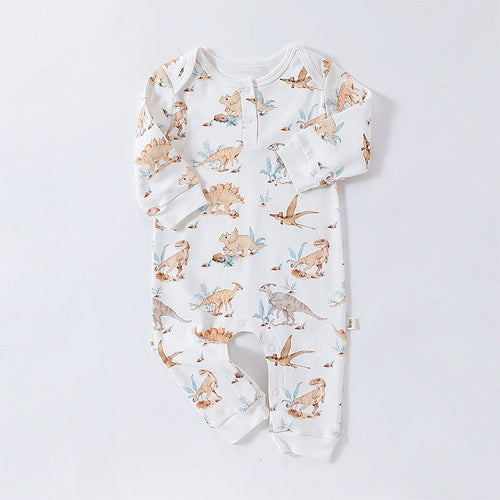 Autumn and Spring New Arrival Baby Unisex Animals Pattern Long Sleeves