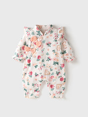 Autumn Baby Girl Chinese Style Home Clothes Romper