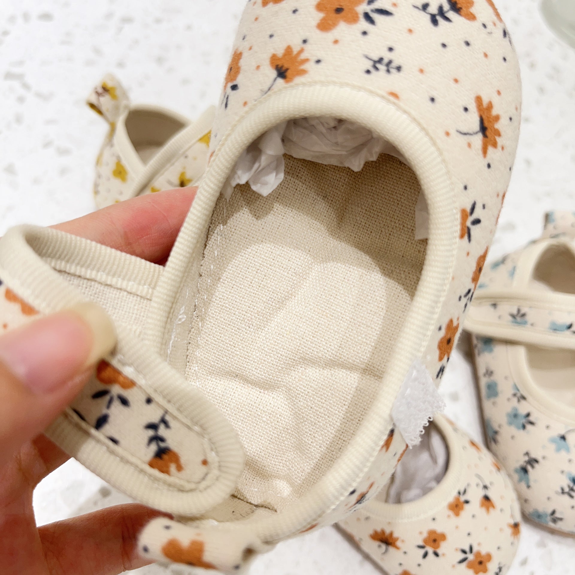 Floral Design Baby Girl Toddler Shoes