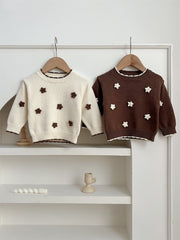 Autumn New Arrival Baby Kids Girls Comfortable Knitted Long Sleeves