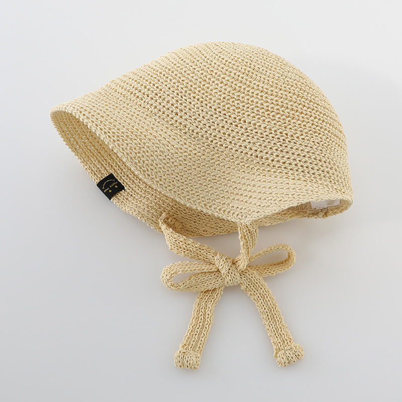 Summer Trendy Straw Hat For Girls, Baby Girl Sun Hat, Thin And