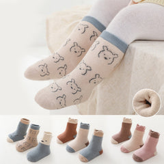 Baby Cartoon Print Pattern Thickened Soft Cotton Socks