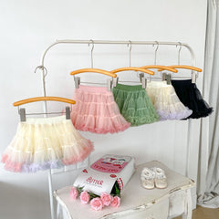 Summer New Arrival Baby Girl Thin Mesh Tutu Skirt Breathable Skirt