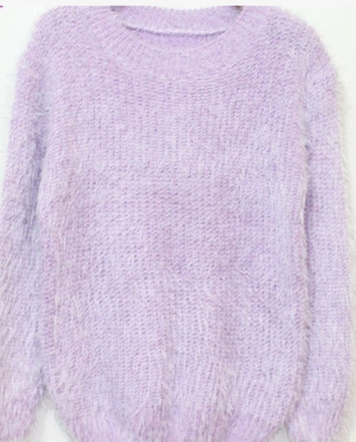 Womens Short Dreamy Soft Sweater - Horizon Bliss