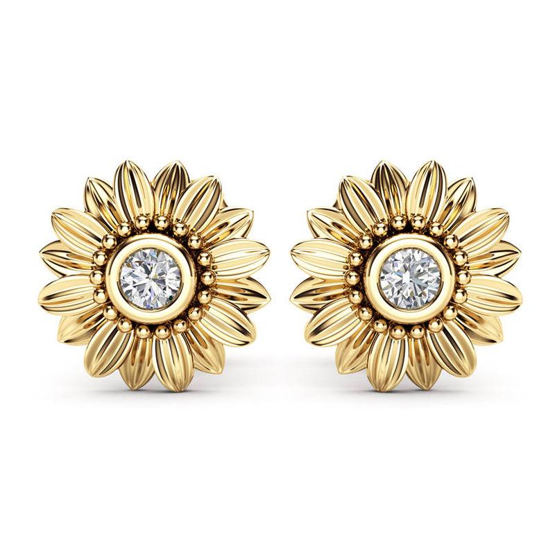 CZ Stone Earings Fashion Jewelry Crystal Stud Earrings For Women