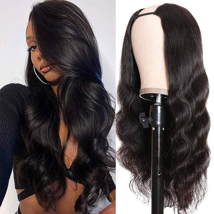 U Part Wig Body Wave Human Hair Wigs For Black Women Brazilian Remy Ha - Horizon Bliss