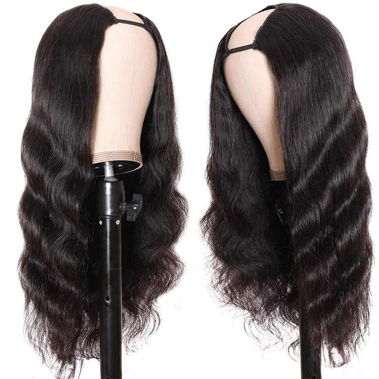 U Part Wig Body Wave Human Hair Wigs For Black Women Brazilian Remy Ha - Horizon Bliss