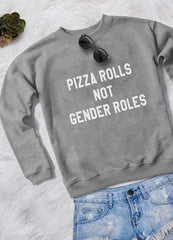 PIZZA ROLLS WOMEN SWEAT SHIRT - Horizon Bliss