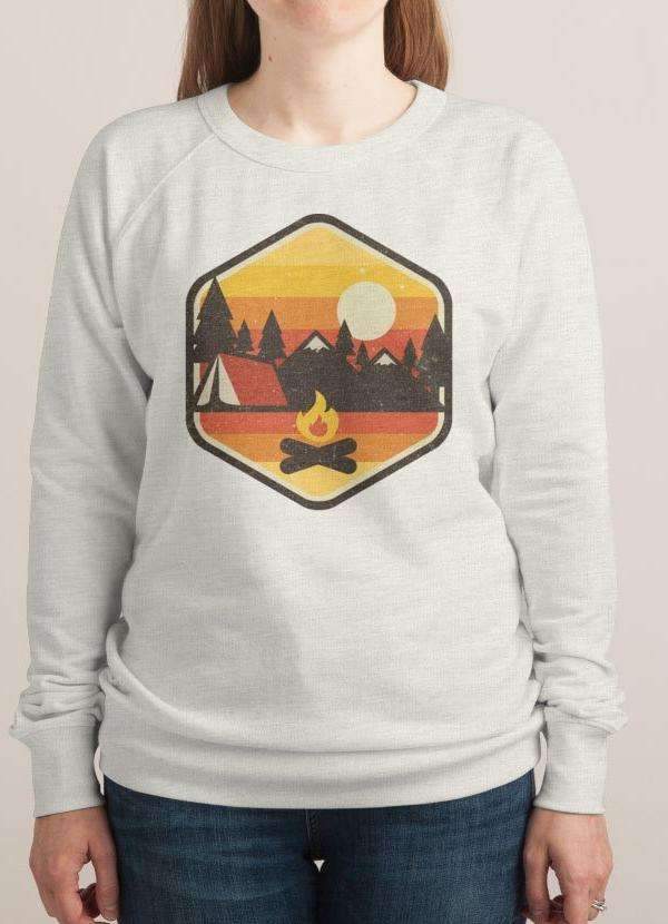 RETRO CAMPING WOMEN SWEAT SHIRT - Horizon Bliss