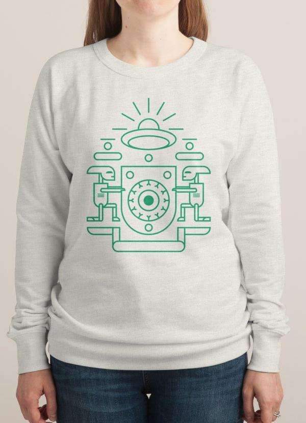 UFO WATCHERS WOMEN PRINTED SWEAT SHIRT - Horizon Bliss