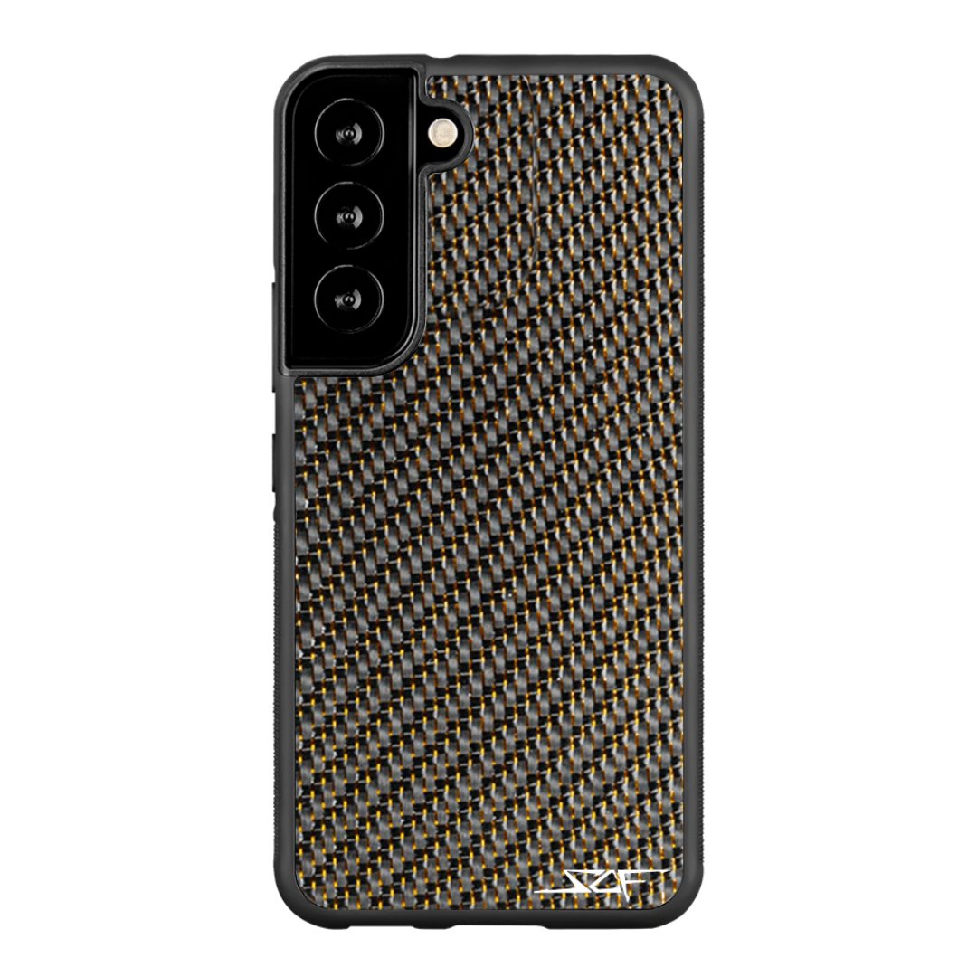 Samsung | Gold Laced Real Carbon Fiber Phone Case | CLASSIC Series