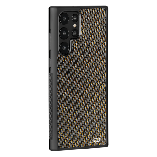 Samsung | Gold Laced Real Carbon Fiber Phone Case | CLASSIC Series