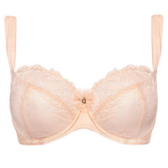 Ajour Mathieu 3-Part Cup Sheer Lace Bra - Horizon Bliss