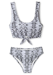 Snake Print Bikini - Horizon Bliss