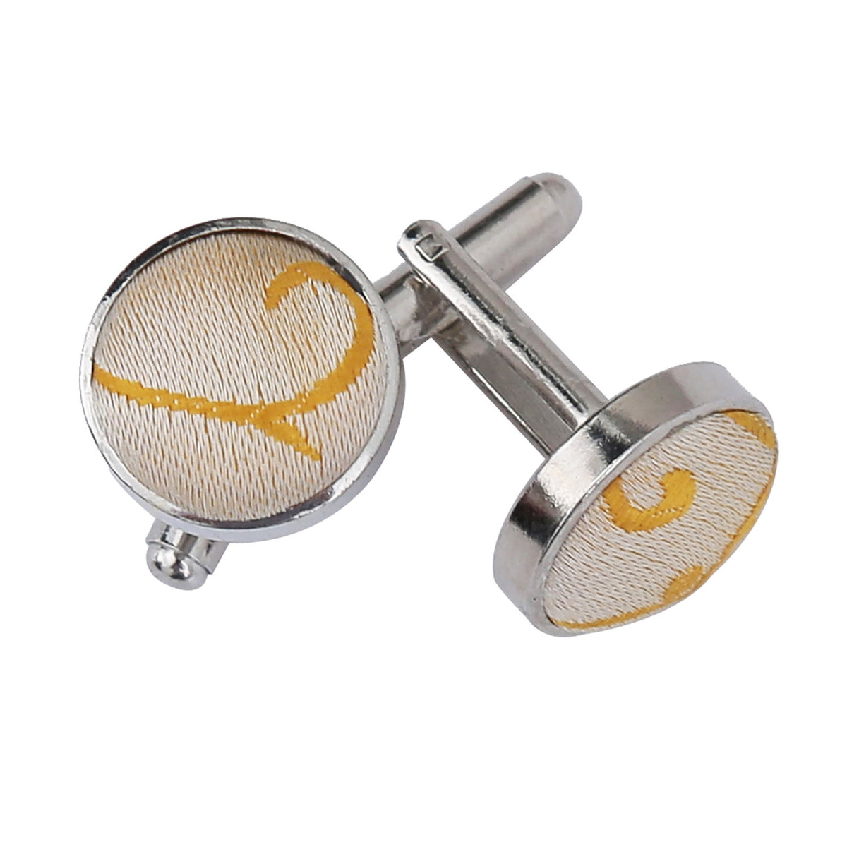 Swirl Cufflinks - Gold