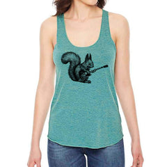 Squirrel Playing Guitar Racerback - Horizon Bliss