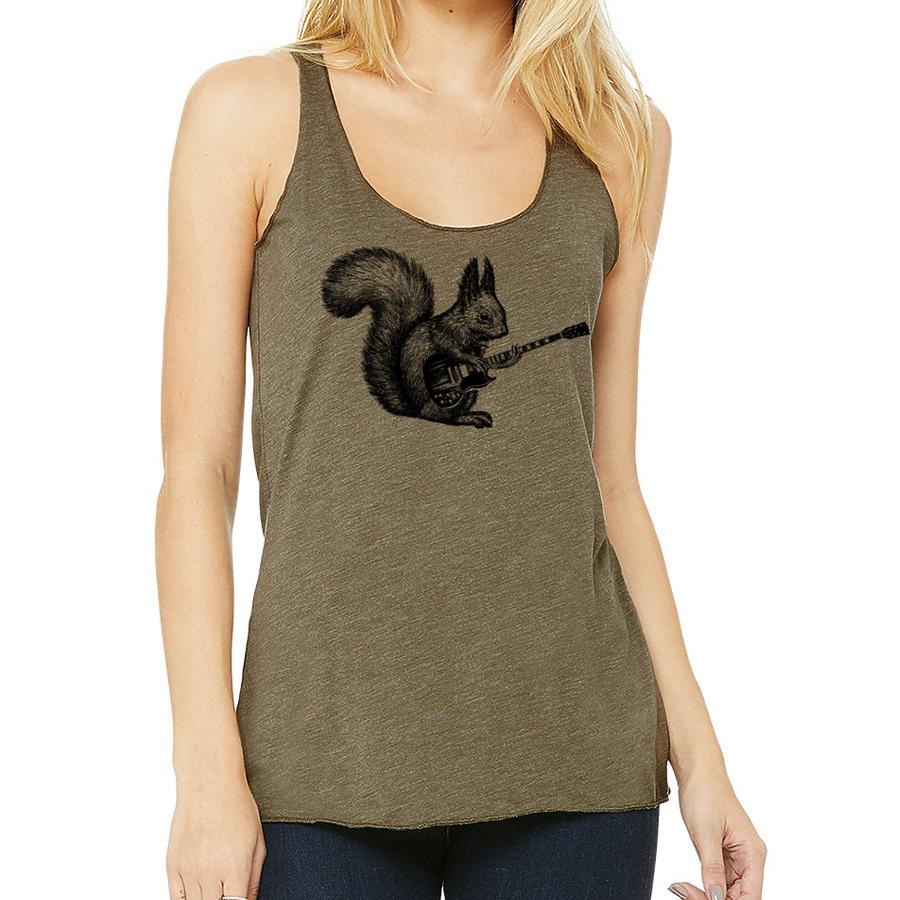 Squirrel Playing Guitar Racerback - Horizon Bliss