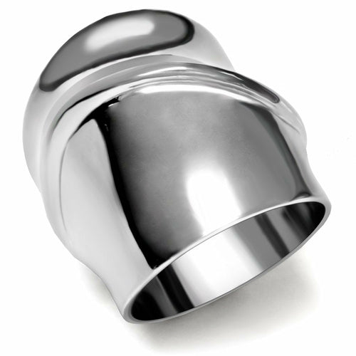 TK036 - High polished (no plating) Stainless Steel Ring with No Stone