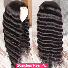 U Part Wig Loose Deep Human Hair Wigs For Black Women Brazilian Remy H - Horizon Bliss