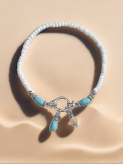 Beach Beaded Stretch Anklet Ankle Bracelet